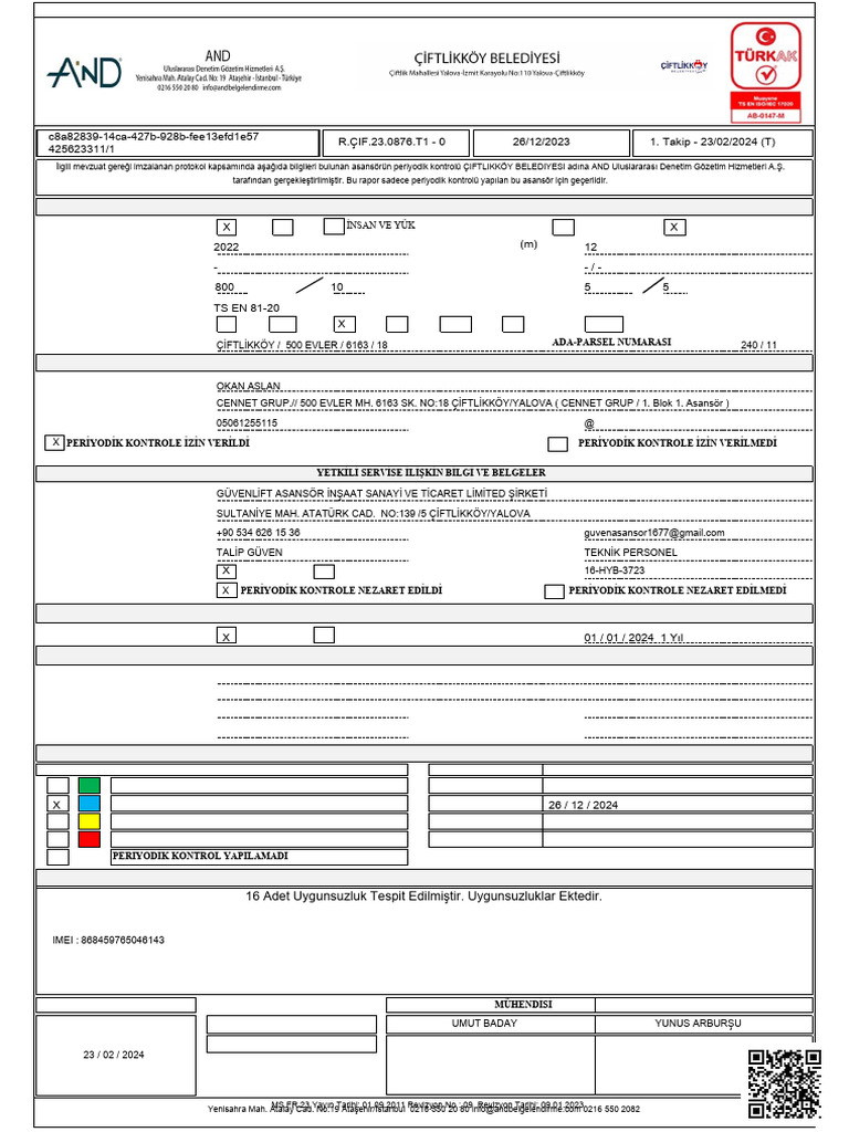 Cennet Grup R.çif.23.0876.t1 | PDF