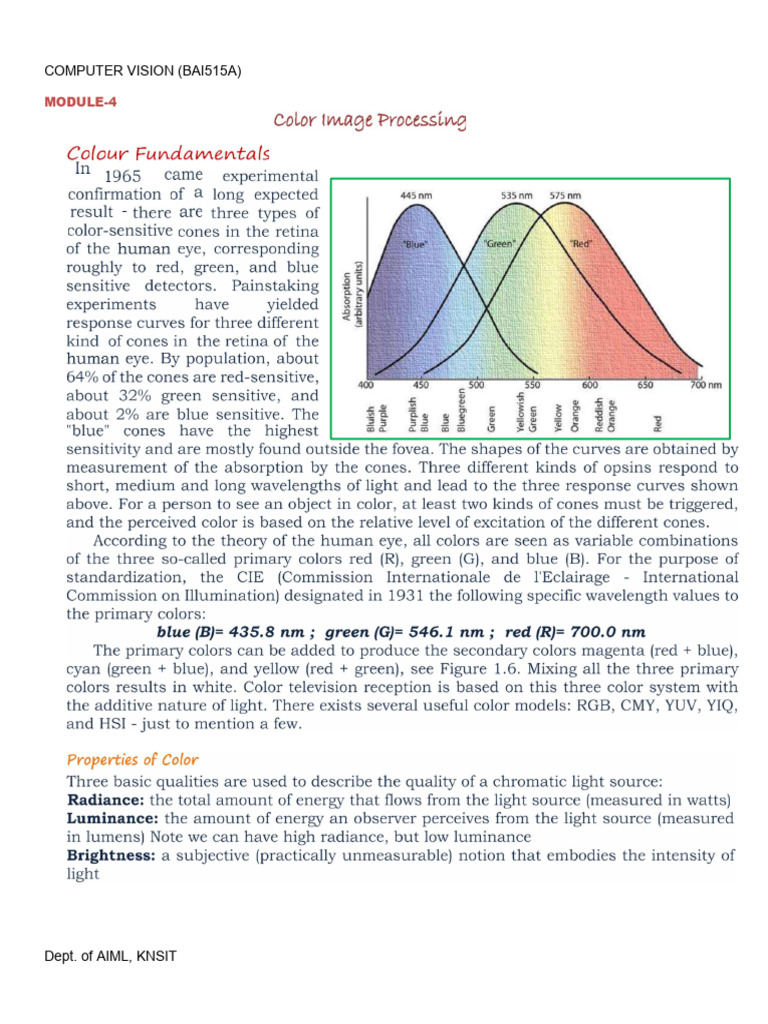 Computer Vision Module-4 5 | PDF