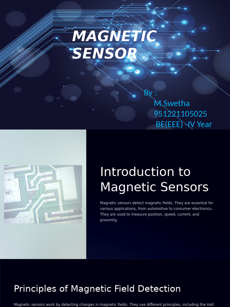 Overview of Magnetic Sensors and Types | PDF | Magnetometer ...