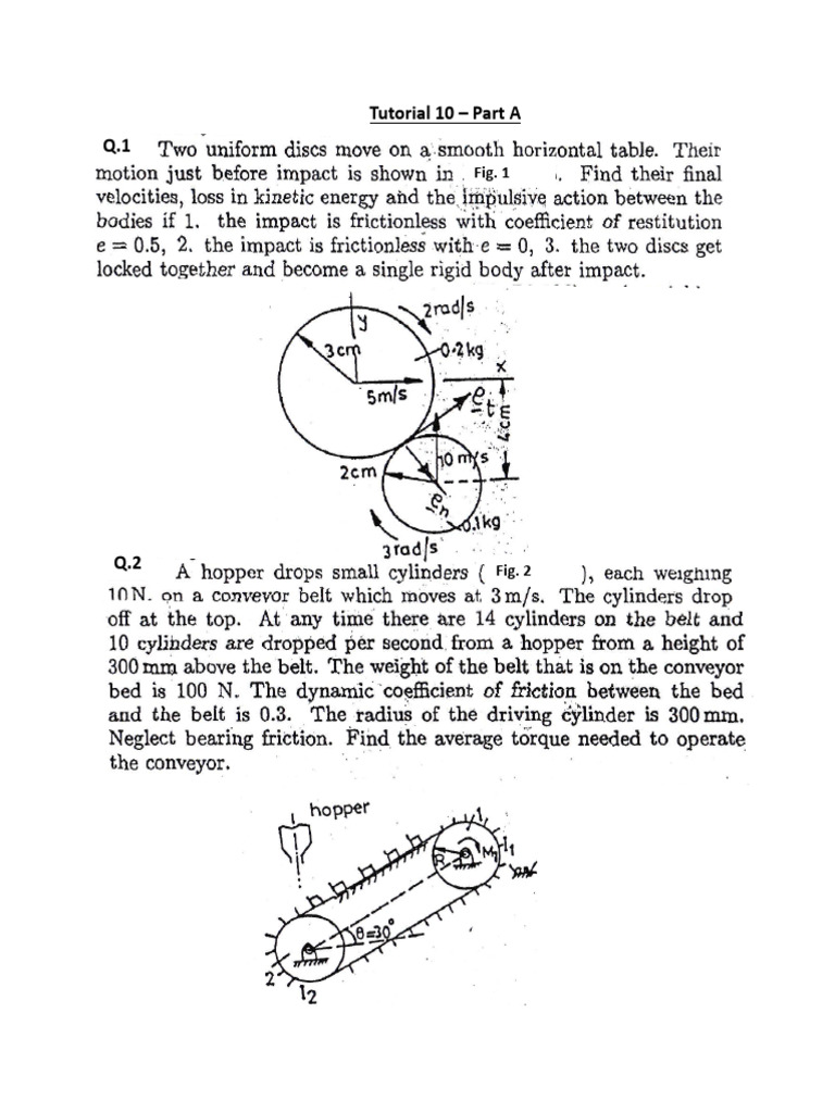 Tutorial 10 APL100 | PDF