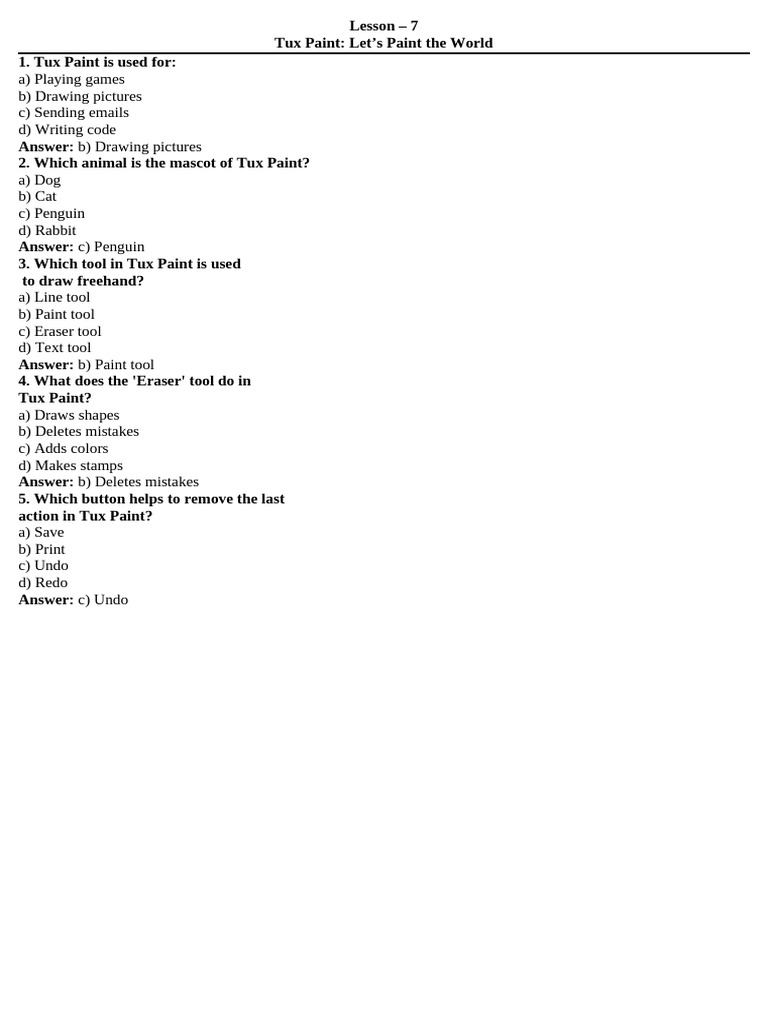 Class 3 Lesson 7 | PDF