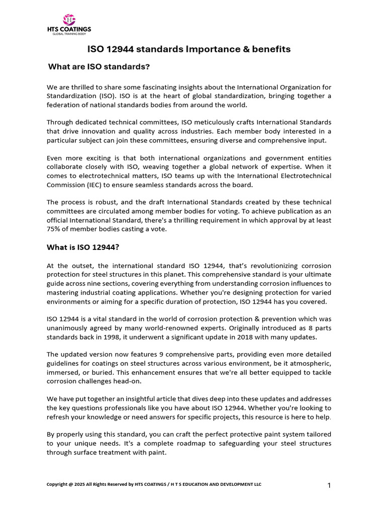 Understanding ISO 12944 For Optimal Corrosion Protection | PDF ...