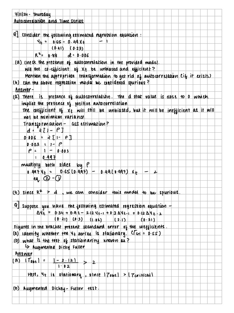 End Sem Revision | PDF