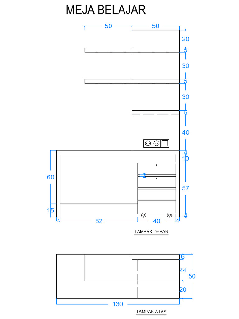 Meja Belajar | PDF