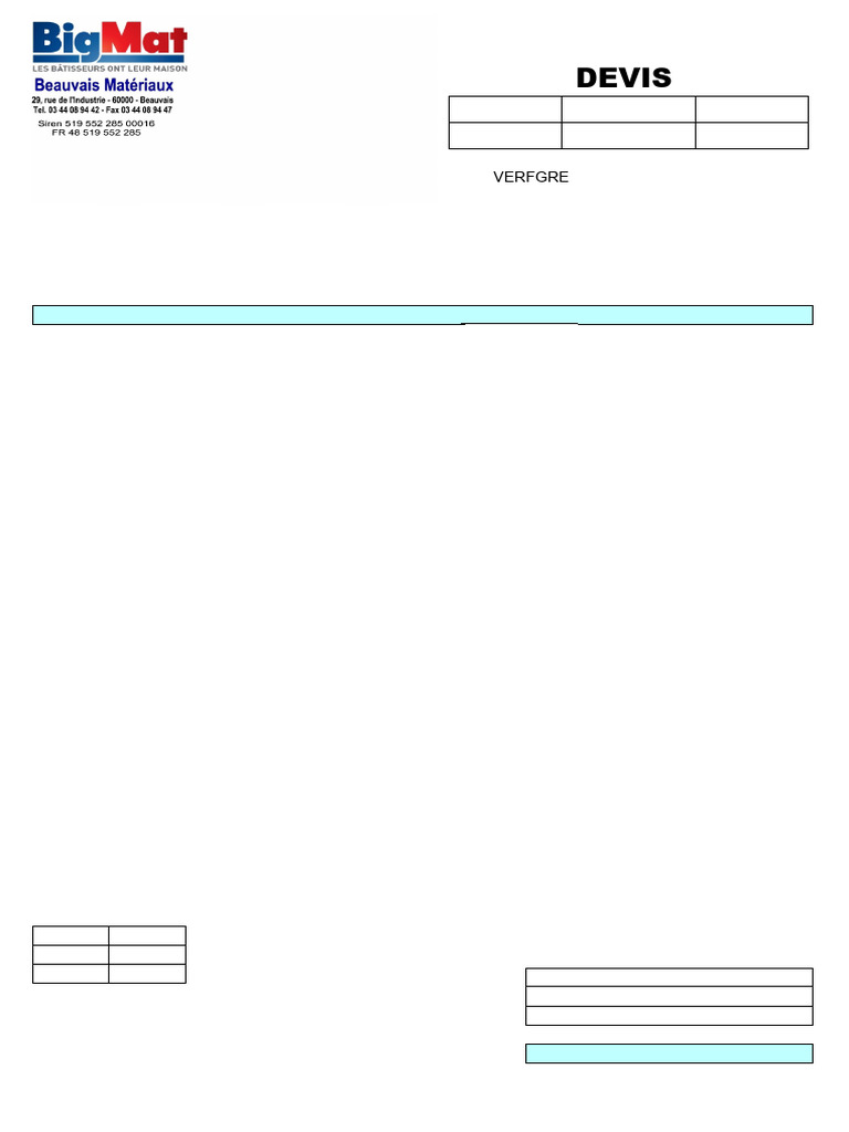 Devis pour Store Roto Alu et Conditions | PDF