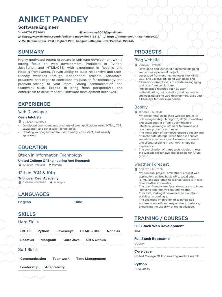 651ae995d6585 My Resume | PDF | Web Development | World Wide Web