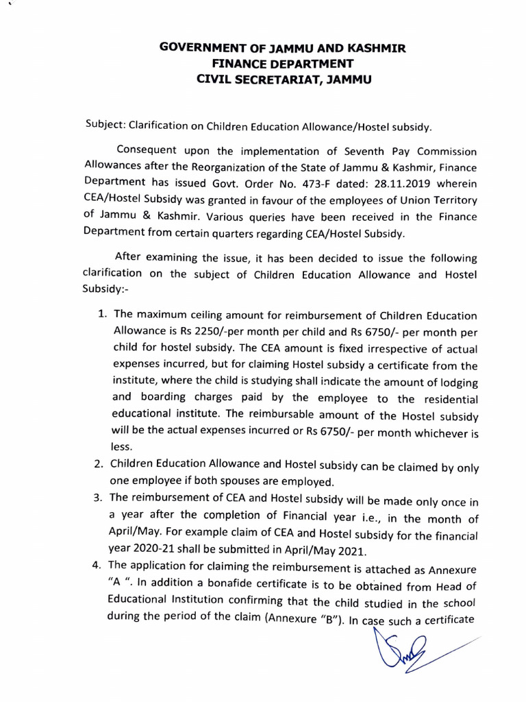 CEA Notice - PDF | PDF | Government