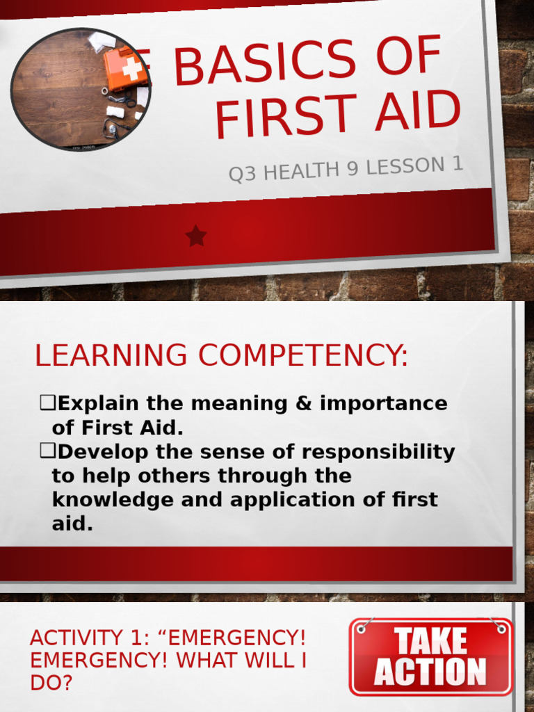 First Aid Basics: Essential Skills & Principles | PDF | First Aid ...