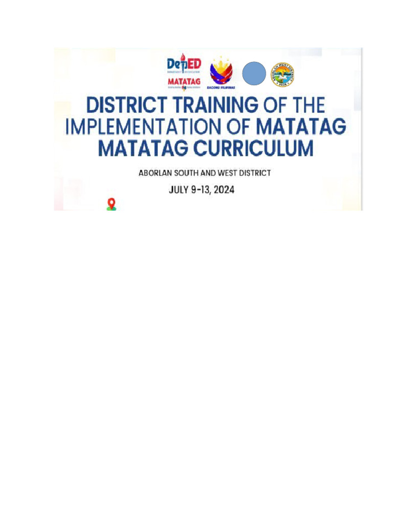 Tarpapel of Matatag | PDF