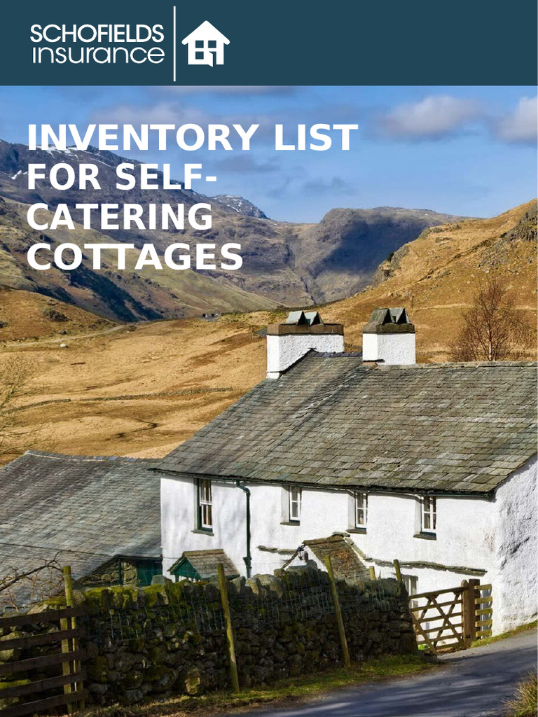 Essential Inventory for Self-Catering Cottages | PDF | Tableware ...