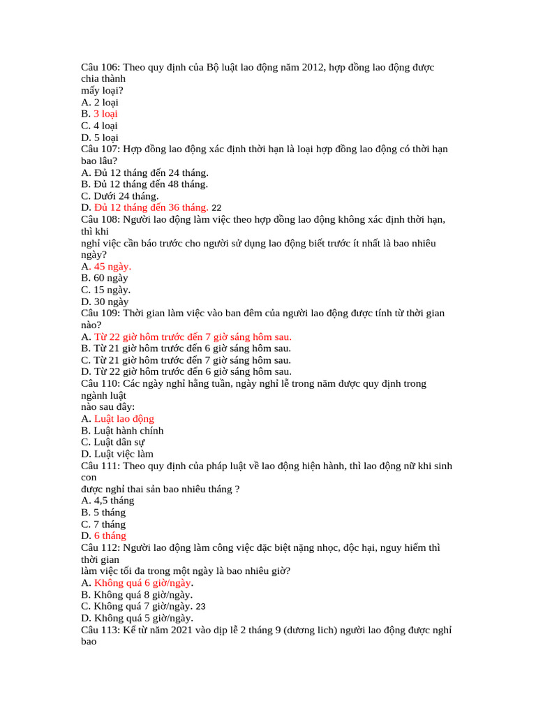 Câu 106 | PDF