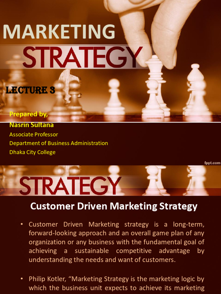 Customer Driven Marketing Strategies | PDF | Marketing | Marketing Strategy