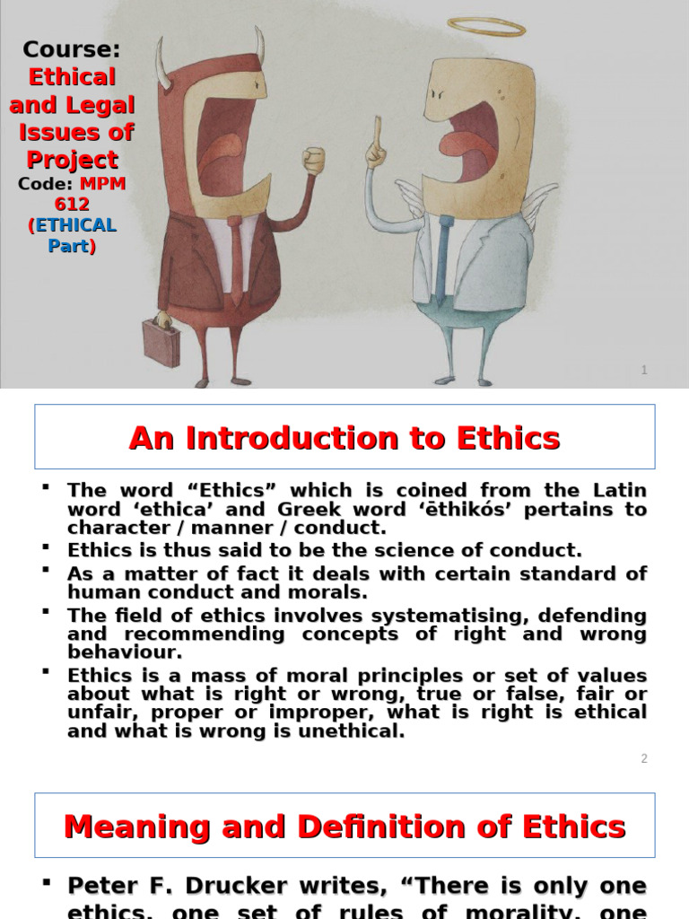 Introduction to Ethics and Morality | PDF | Morality | Business Ethics