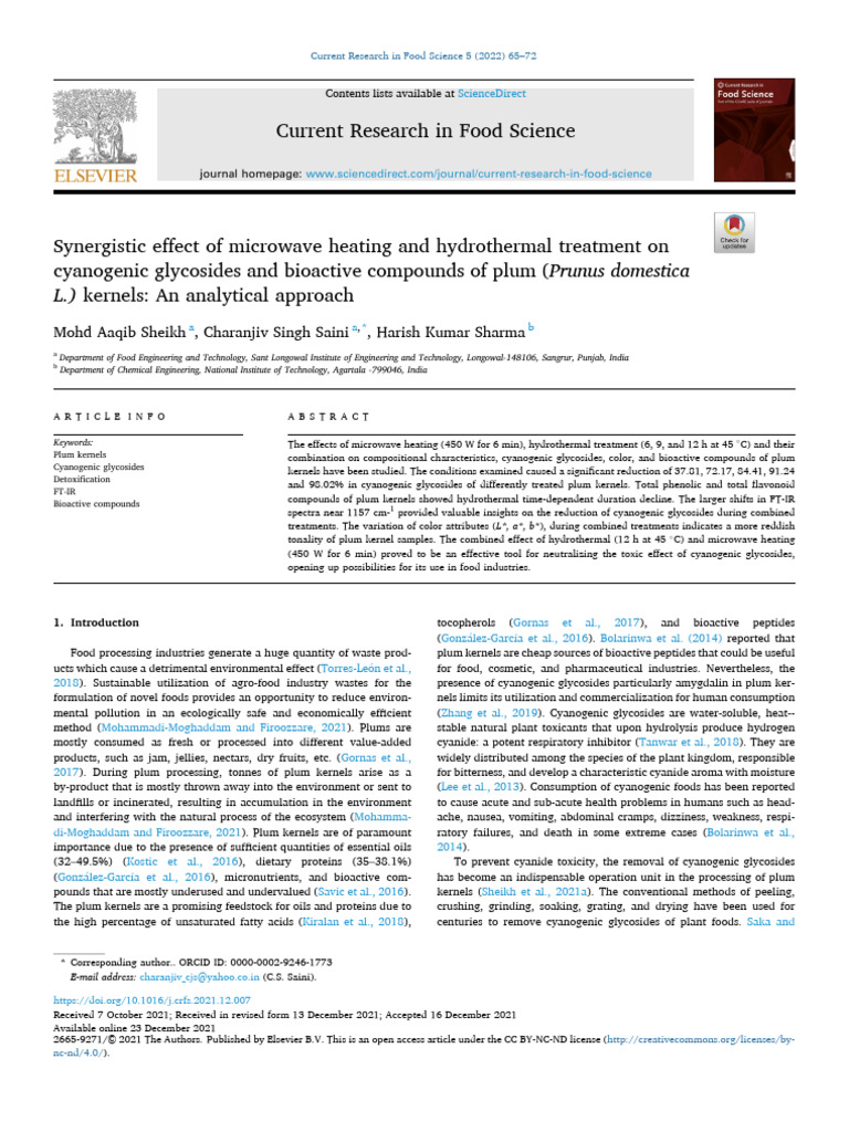 Synergistic Effect of Microwave Heating and Hydrothermal Tre - 2022 ...