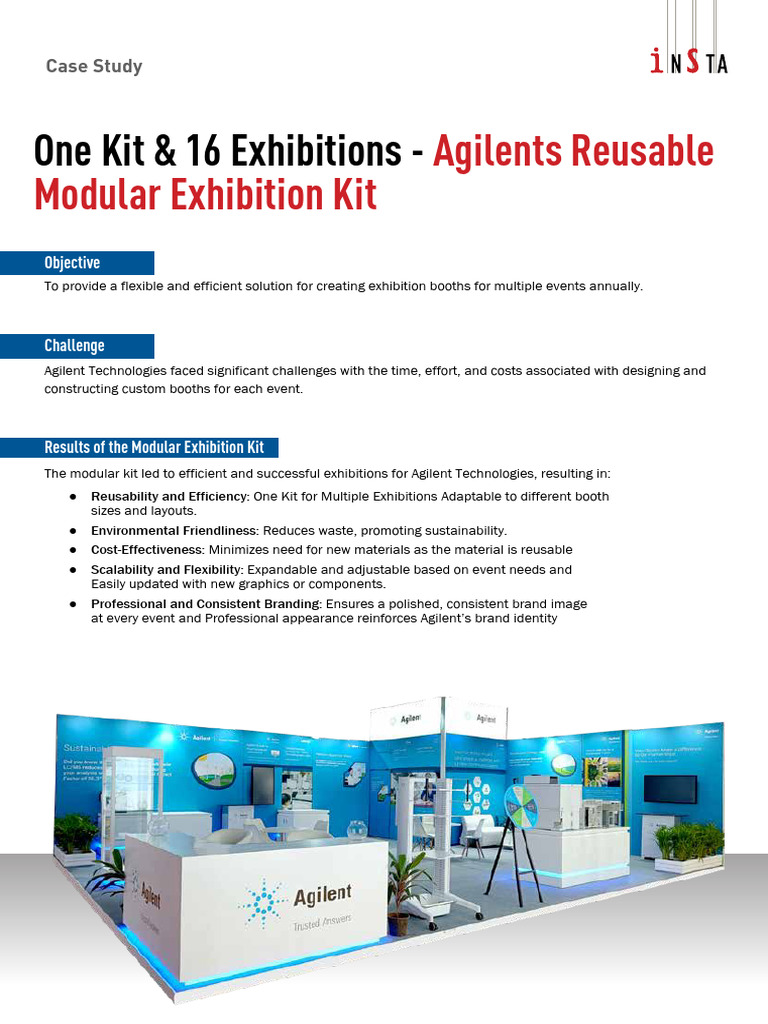 Agilent's Modular Exhibition Kit Success | PDF | Design