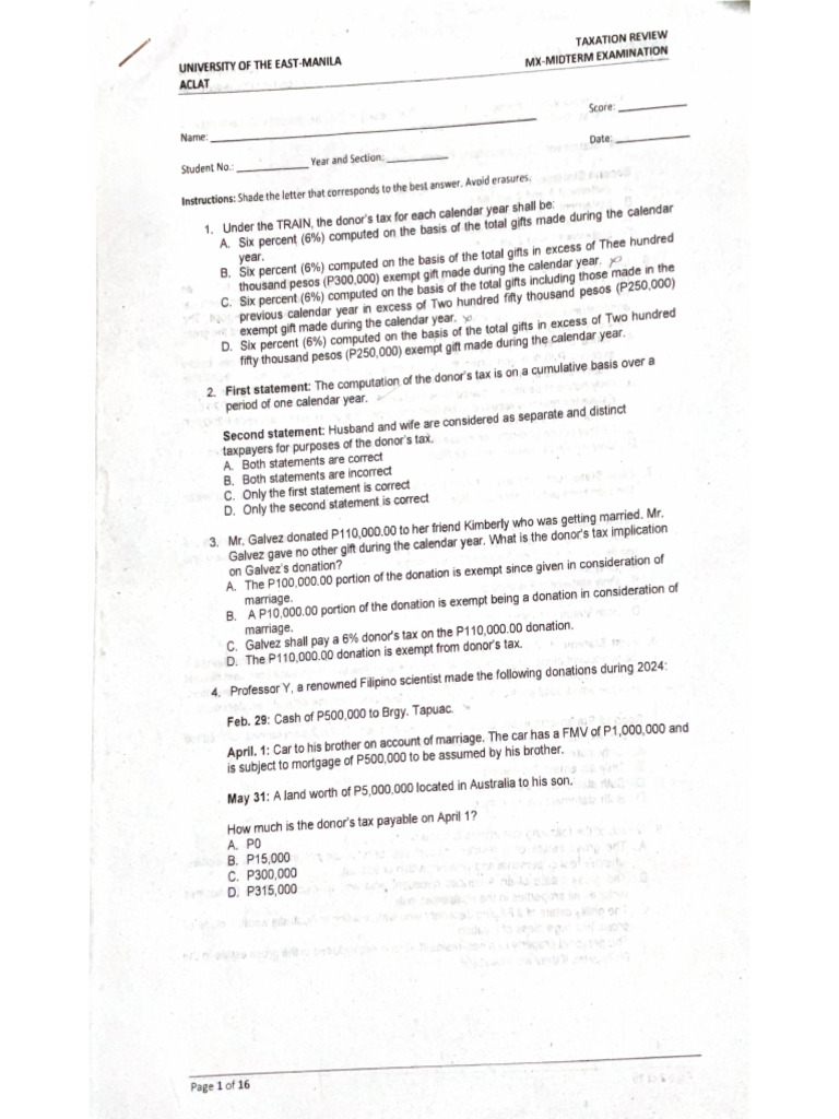 Tax | PDF | Taxes | Estate Tax In The United States