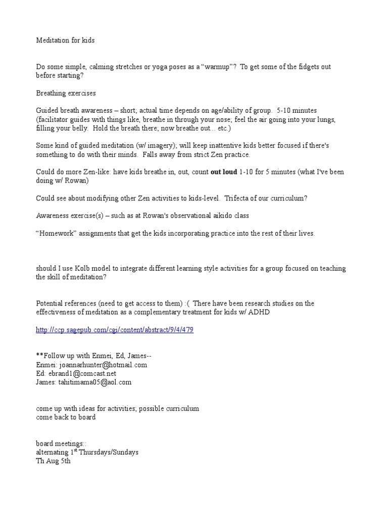 Meditation for Kids | Meditation | Zen | Free 30-day Trial | Scribd