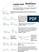 Exercise For A Better Back: Spinal Mobility Exercises