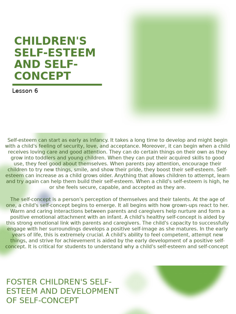 Caregiving | PDF | Self Esteem | Self Concept