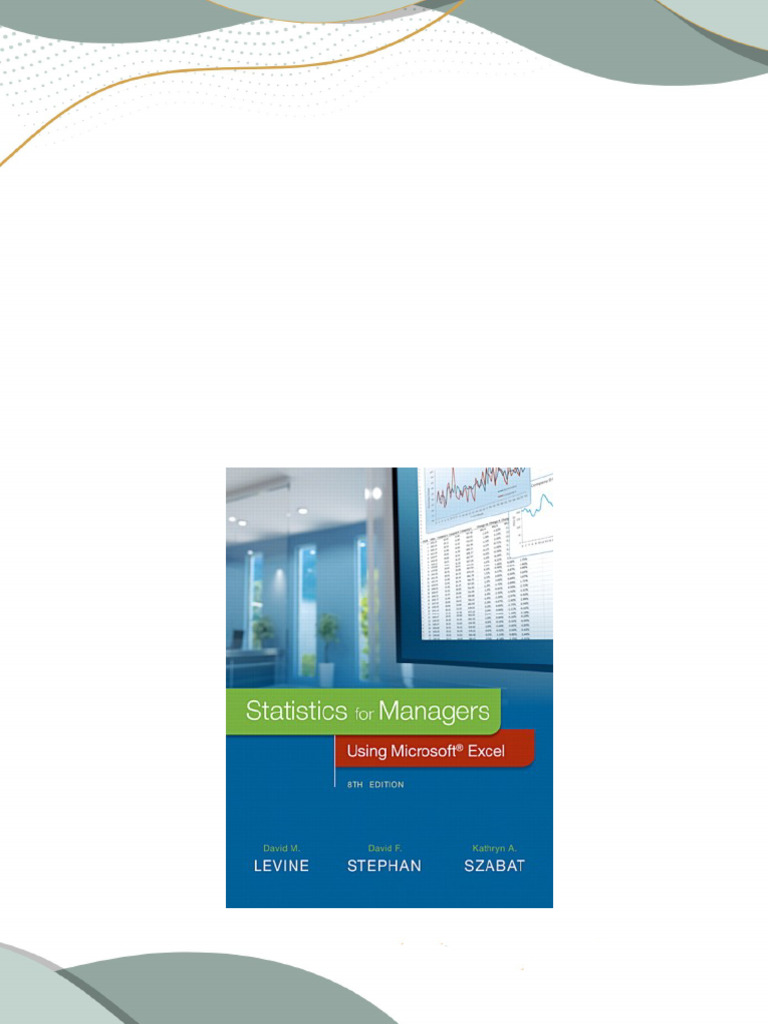 Pdf test bank for statistics for managers using microsoft excel 8th