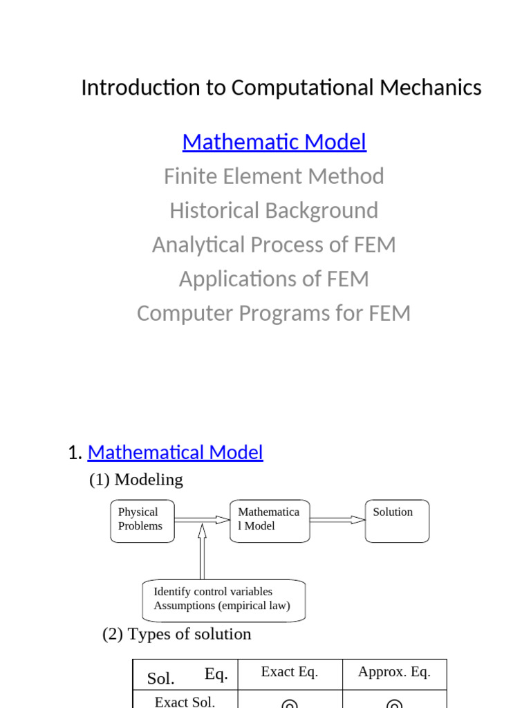 Unit 1 | PDF | Finite Element Method | Matrix (Mathematics)