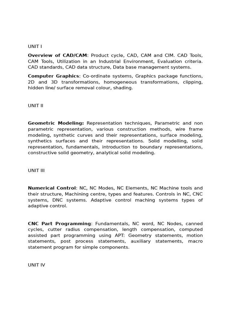 Unit I | PDF