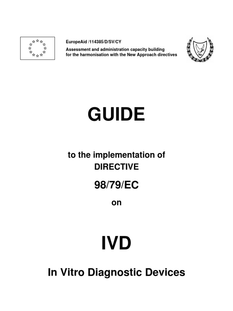 IVD Guide PDF Medical Device Medicine