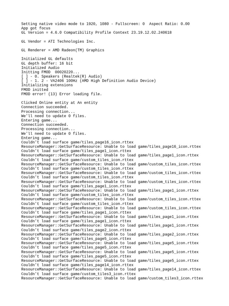 Troubleshooting Game Resource Errors | PDF | Computer Architecture ...