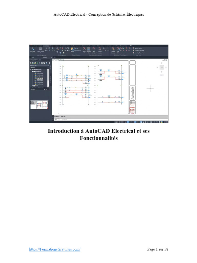 Tutoriel AutoCAD Electrical 2023 Pour les Débutants - 2 - s
