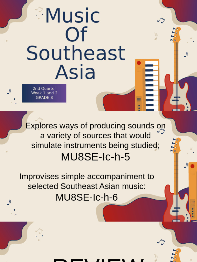Music - Week1&2 q2 | PDF | Musical Instruments | Performing Arts