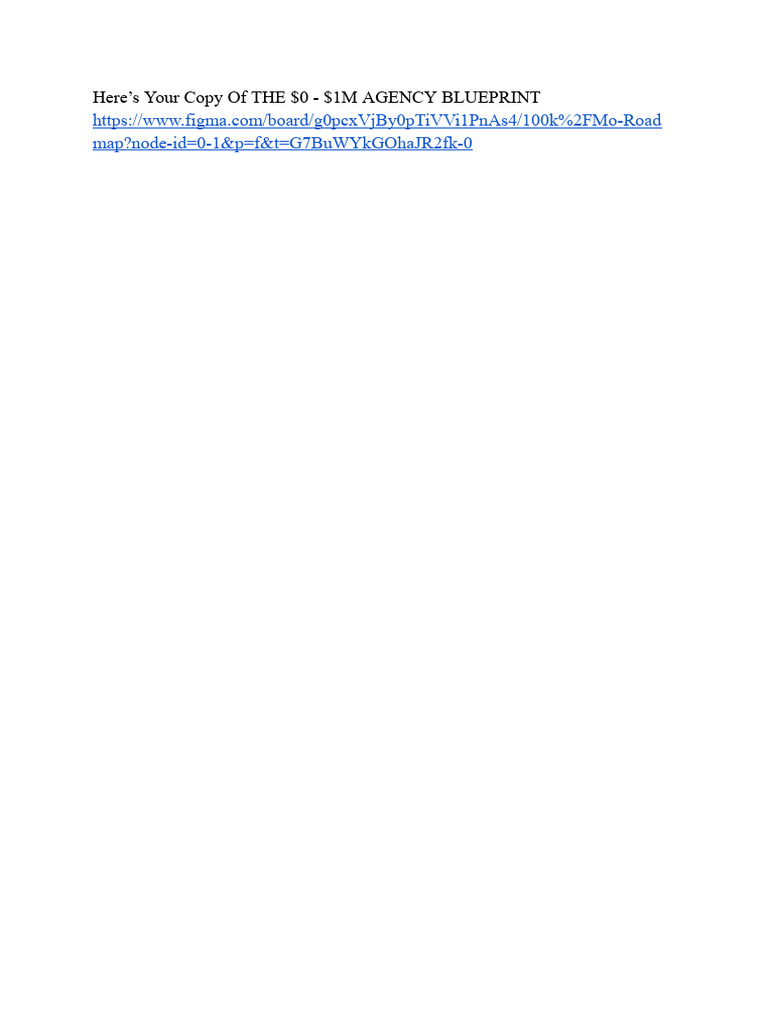 $0 to $1M Agency Blueprint Guide | PDF