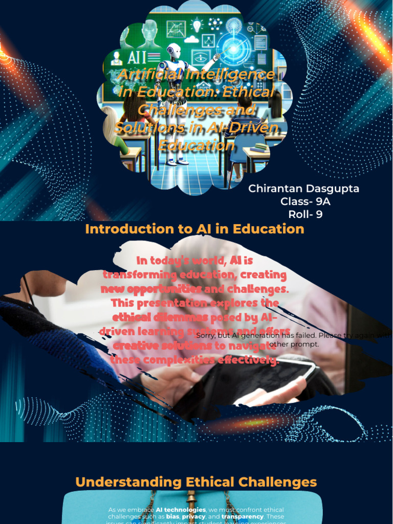 Ethical AI in Education Challenges | PDF | Artificial Intelligence ...