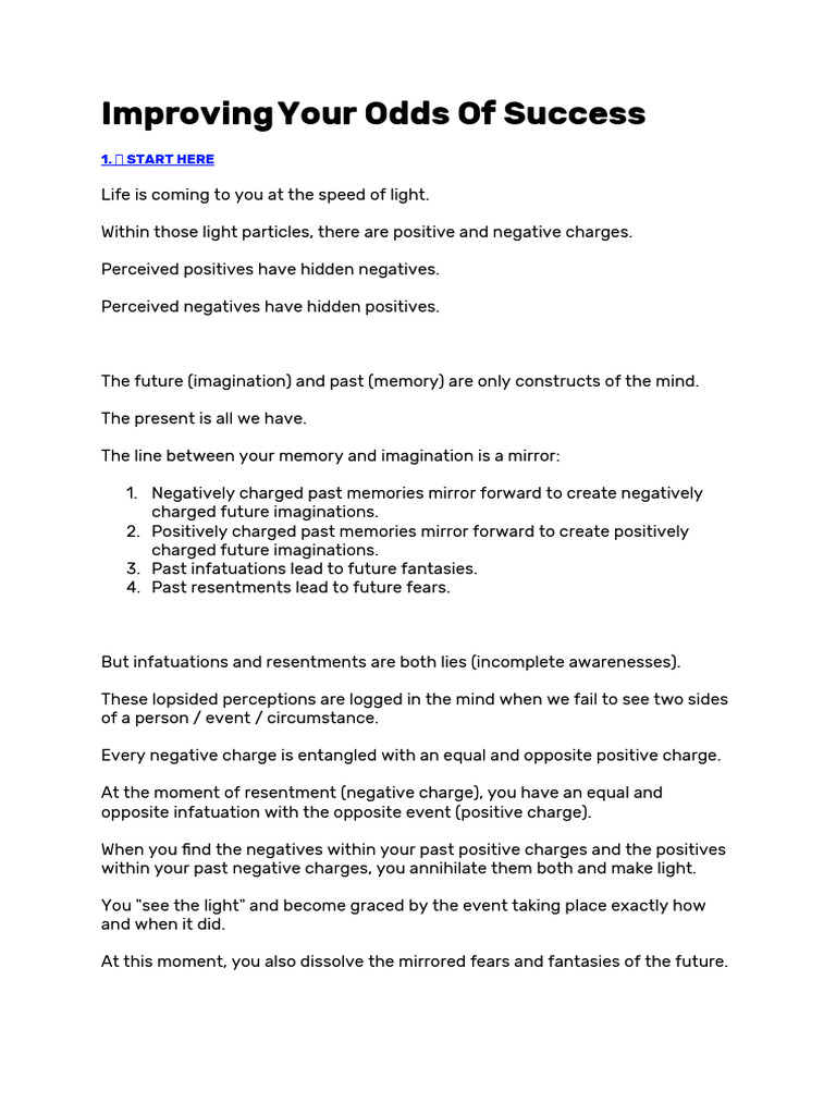 Balancing Perceptions for Success | PDF