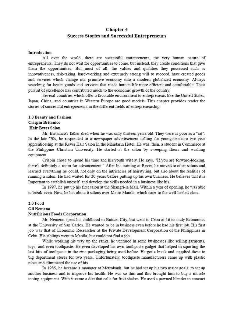 Inspiring Entrepreneur Success Stories | PDF | E Commerce ...