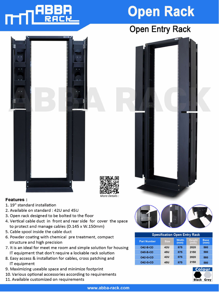 ABBA-RACK Open Entry Rack | PDF