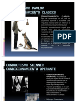 Cognitismo y Conductismo