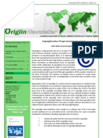 Origiin Newsletter February 2012