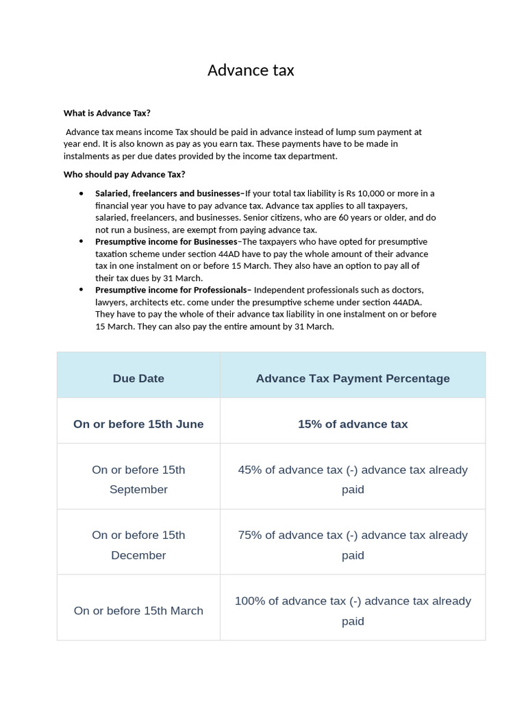 Income Tax | PDF | Taxes | Interest