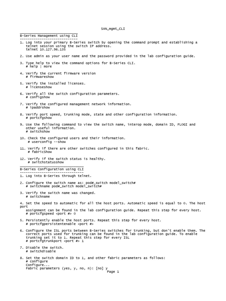 B-Series and MDS CLI Management Guide | PDF | File Transfer Protocol ...