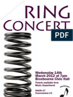 Spring 2012 Concert