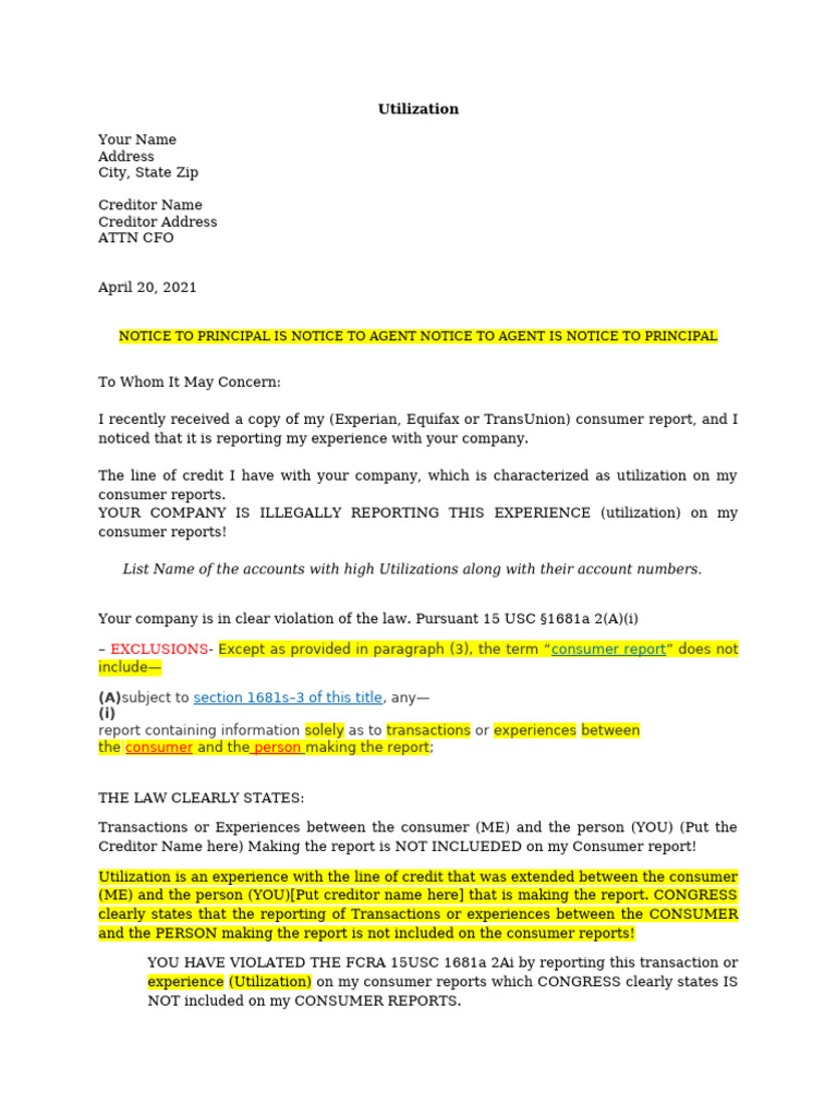 Utilization Deletion Letter | PDF | Private Law | Justice