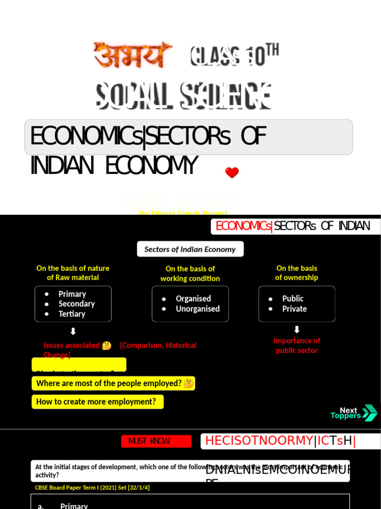 sector OF INDIAN | PDF | Gross Domestic Product | Overtime