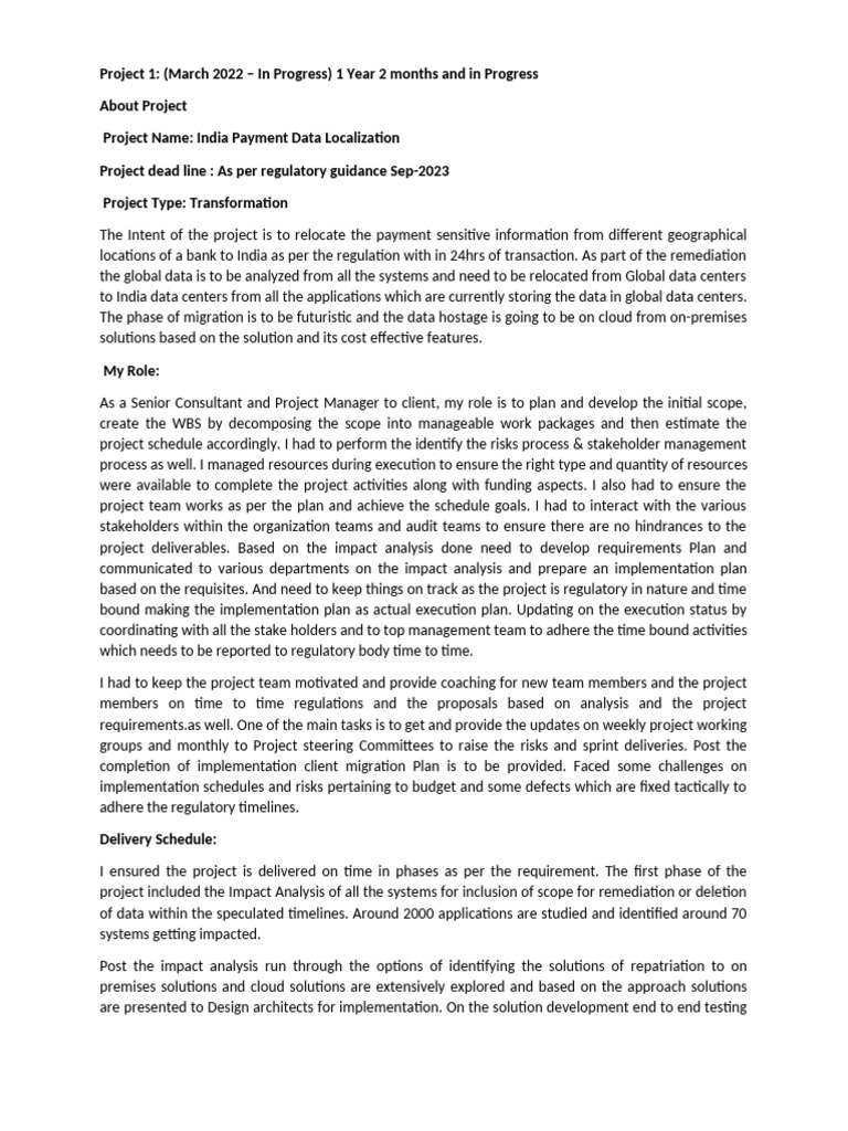 India Payment Data Localization Project | PDF | Banks | Automated ...