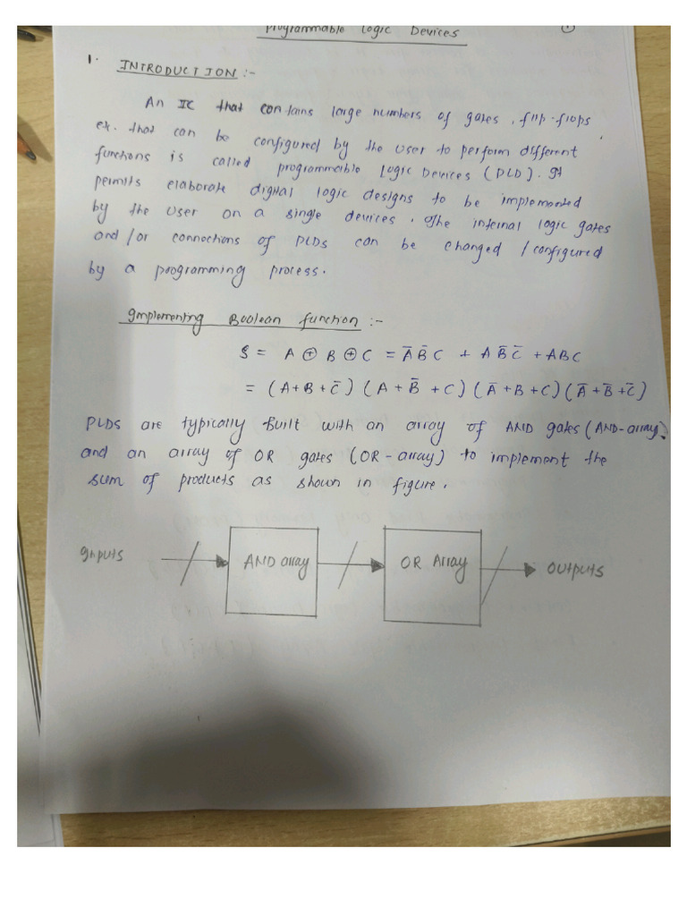 DSD Assignment Programmable Logic Devices | PDF