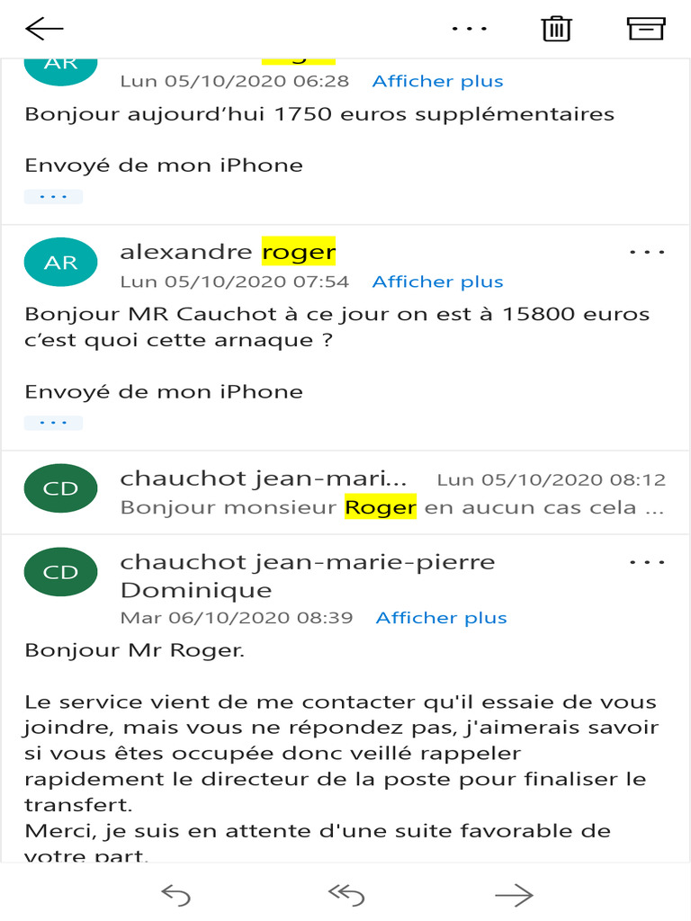 Problème de transfert avec Chauchot | PDF