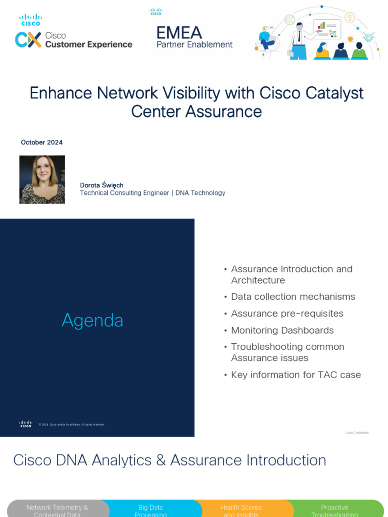 Cisco Catalyst Assurance Overview | PDF | Computer Network |  Telecommunications
