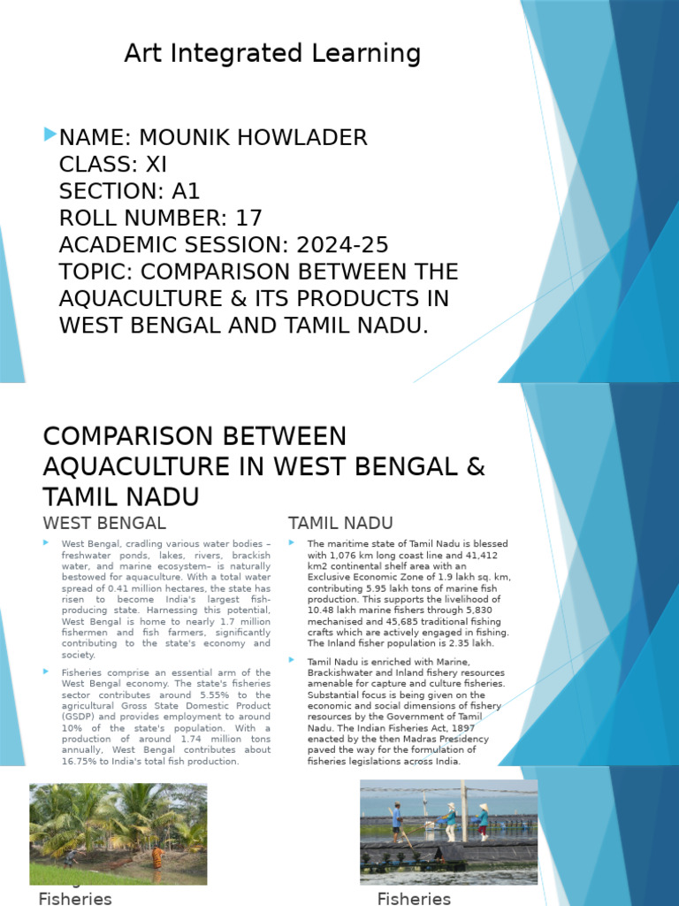 Art Integrated Learing - Bio | PDF | Fishery | Aquaculture