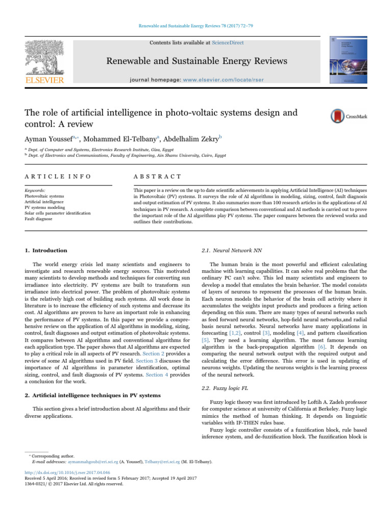 The Role of Artificial Intelligence in P | PDF | Artificial ...