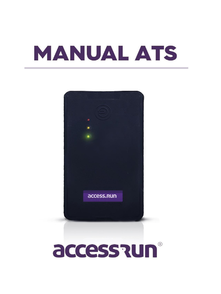 Manual de Configuração do ATS | PDF | Wi-Fi | Rede de computadores