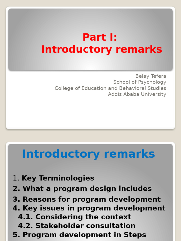 Program Design and Development Guide | PDF | Risk | Program Evaluation